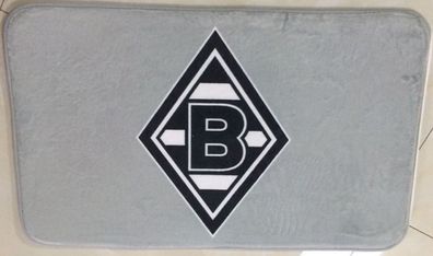 Borussia Mönchengladbach Badematte Fussball Grau