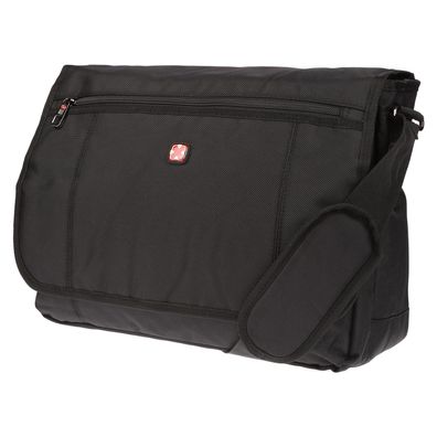 Laptop Umhängetasche Business Messenger Bag Notebook Tasche Schwarz Herren UNI