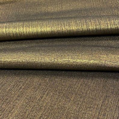 Lederhaut gold schwarz geprägt Textil Lammleder Stärke 1,4-1,6mm