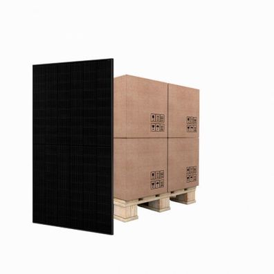 PV Modul 36x445 Watt Photovoltaik 16,02 kWp Solar Bifacial Solarpanel Full Black
