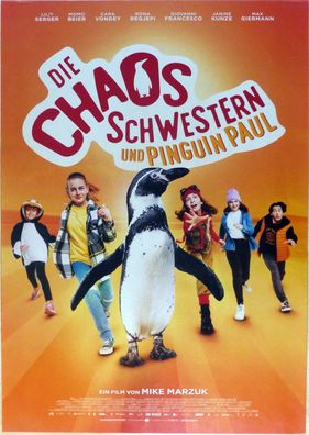 Die Chaosschwestern und Pinguin Paul - Original Kinoplakat A1-Lilit Serger-Filmposter