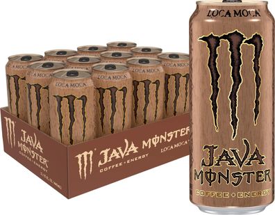 Monster Java Loca Moca 24x444ml - Coffee & Energy - USA Import 8,81/ L