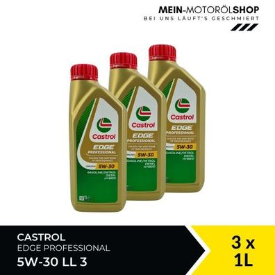 Castrol Edge Professional Longlife 3 5W-30 3x1 Liter