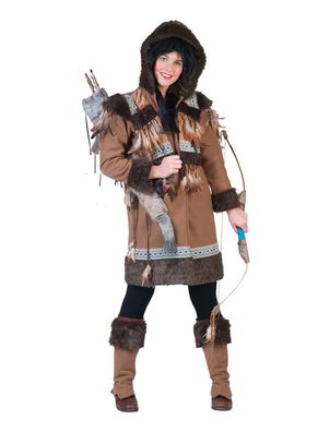 Kostüm Eskimo Nalu Damen - Größe: 40-42