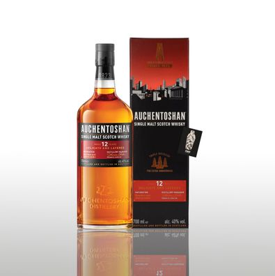 Auchentoshan 12 Jahre delicate and layered Lowland Whisky 0,7L (40% vol.)- [Ent