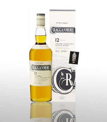 Cragganmore 12 Jahre Speyside Single Malt Scotch Whisky 0,7L (40% vol.)- [Enthä