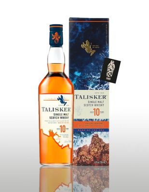 Talisker Single Malt Scotch Whisky aged 10 years 0,7L (45,8% vol.)- [Enthält Su