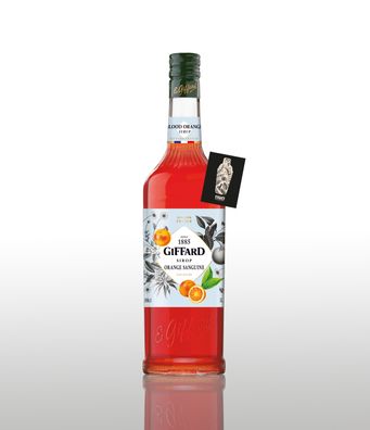 Giffard Blutorange Sirup Blood Orange Syrup Sirop Orange Sanguine 1L