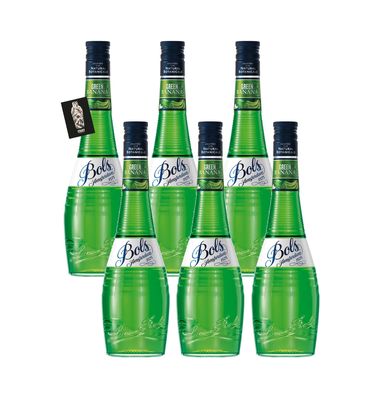 Bols 6er Set Green Banana 6x0,7L (17% vol.)- [Enthält Sulfite]