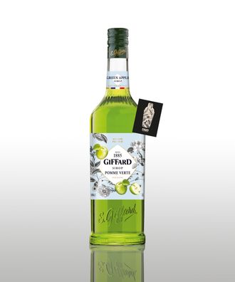 Giffard Grüner Apfel Sirup Green Apple Syrup Sirop Pomme Verte 1L