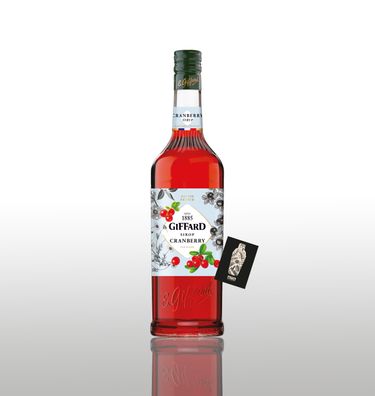 Giffard Cranberry Sirup Sirop Cranberry Syrup 1L