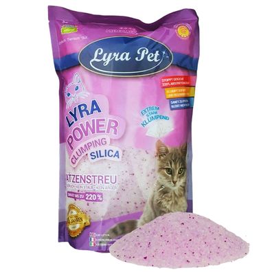 30 - 60 Liter Lyra Pet® Lyra Power Silica Silikat klumpend Katzenstreu