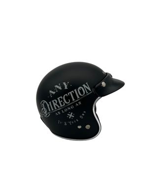 Brixton Helm - Open Face schwarz Motorradhelme Protective Helm