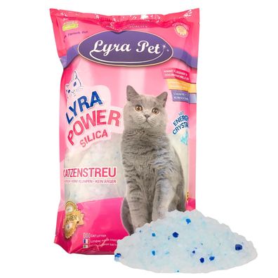 30 - 120 Liter Lyra Pet® Lyra Power Silica Silikat Katzenstreu