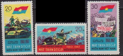 Vietnam [Vietcong] MiNr 0012-14 ( oG/ no gum )