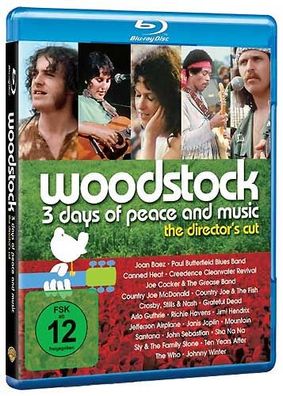 Woodstock (BR) D.C. 3 Days of Peace... Min: 224/ DD5.1/ WS Warner - WA