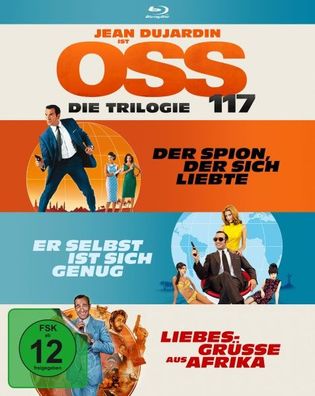 OSS 117 - Die Trilogie (BR) 3Disc - Koch Media - (Blu-ray Video / Action/ Komödie)