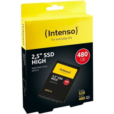 Intenso SSD 480GB High Perform 2.5" SATA - Intenso 3813450 - (PC Zubehoer / Speicher)
