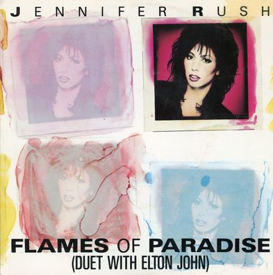 7" Jennifer Rush & Elton John - Flames of Paradise