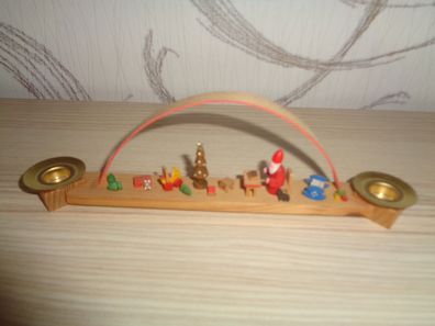 kleiner Schwibbogen - - Erzgebirge -Spielzeug 18cm breit