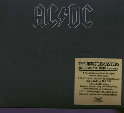 AC/ DC: Back In Black - Epic 5107652 - (CD / Titel: A-G)