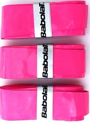 Babolat My Grip Pink x 3 Griffbändet für Tennis, Badminton und Squash