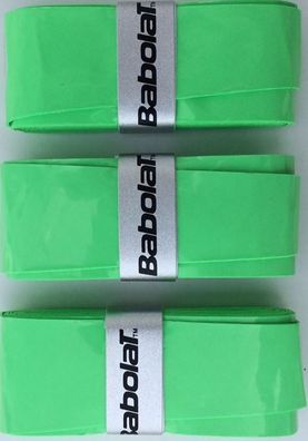 Babolat My Grip Green x 3 Griffbändet für Tennis, Badminton und Squash
