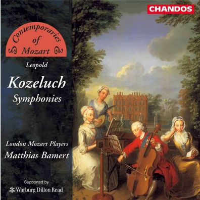 Leopold Kozeluch (1747-1818): Symphonien in D, F, g - - (CD / S)