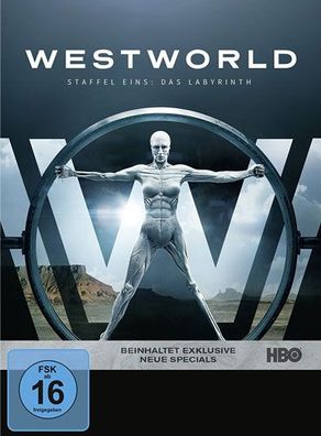 Westworld - Kompl. Staffel #1 (DVD) Labyrinth, 3Disc, Neuauflage! - WARNER HOME 1000