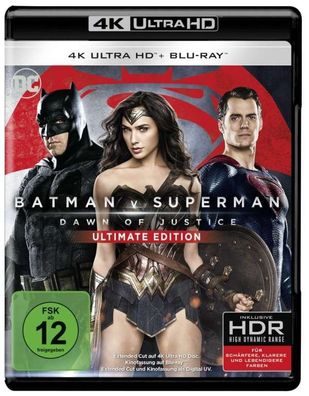 Batman V Superman: Dawn of Justice(UHD) Min: 182DD5.1WS 4K UHD U.E. 2Disc - ...