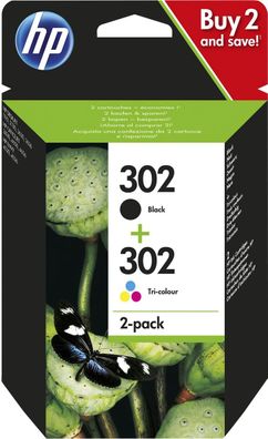 HP # 302 2er Pack Black / Color