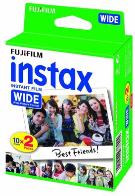 Fujifilm 16385995 1x2 Fujifilm Instax Film wide glossy