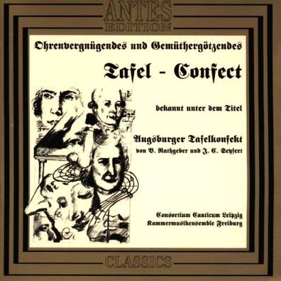 Johann Valentin Rathgeber (1682-1750) - Augsburger Tafelkonfekt - - (CD / Titel: H
