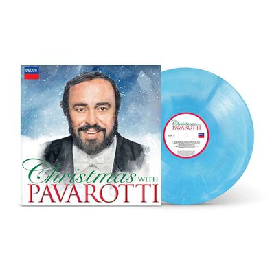 Cesar Franck (1822-1890): Christmas with Pavarotti (180g / Blue Vinyl) - - (LP / C)