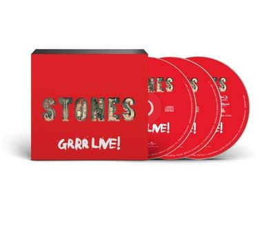 The Rolling Stones: GRRR Live! Live At Newark (2CD + BD) - - (CD / G)