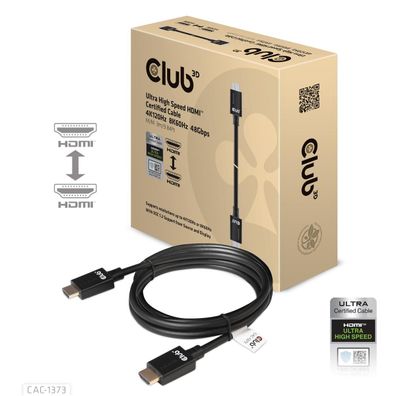 Club 3D CAC-1373 Club3D HDMI-Kabel A -> A 2.1 Ultra High Speed 10K HDR 3m retail