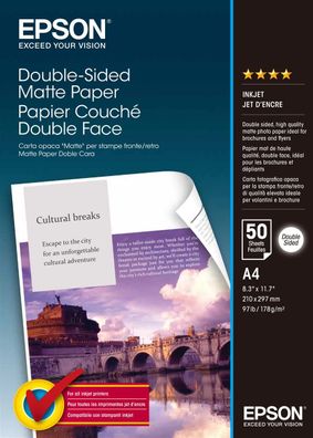 EPSON C13S041569 Double Sided Matte Paper