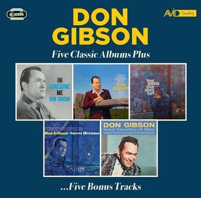 Don Gibson: Five Classic Albums Plus - - (CD / F)
