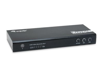 Equip 332726 Equip Switch 5x1 HDMI 2.0 4K/60Hz schwarz inkl. Fernbedienung