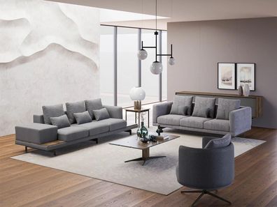 Sofagarnitur Wohnzimmer Modern Garnitur 2x Sofa Dreisitzer Polstermöbel Sessel