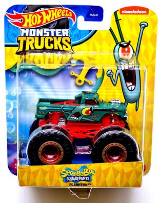 Mattel Hot Wheels Monster Trucks Spongebob Aquarepants LKW / HWN80 Planton