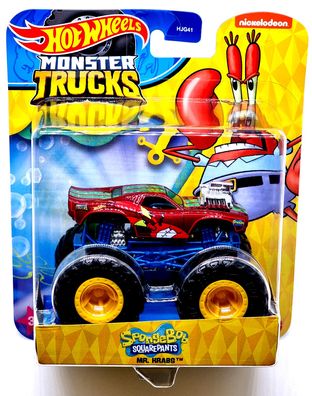 Mattel Hot Wheels Monster Trucks Spongebob Aquarepants LKW / HWN79 Mr. Krabs