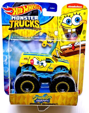 Mattel Hot Wheels Monster Trucks Spongebob Aquarepants LKW / HWN76 SpongeBob
