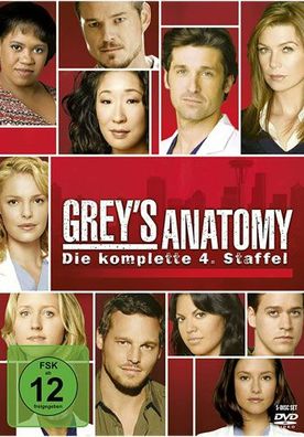 Greys Anatomy - Kompl. Staffel #4 (DVD) Repack 5DVDs - Disney - (DVD Video / ...