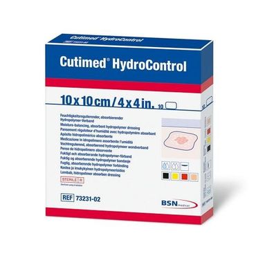Cutimed® HydroControl 7,5 x 7,5 cm 10 Kompressen