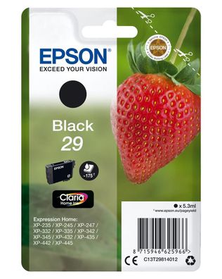 Epson C13T29814012 Epson Tintenpatrone schwarz Claria Home 29 T 2981