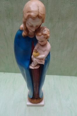 Goebel MJ Hummel Madonna Mutter Gottes Maria mit Kind blau HM21 ca 30cm -RAR-