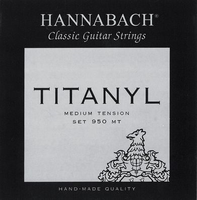 Hannabach 950MT Titanyl - medium tension - Saiten für Konzertgitarre