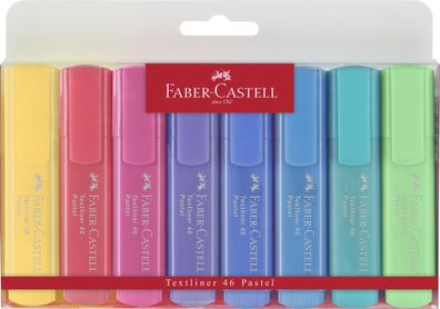 A.W. Faber-Castell Textmarker TL 46 Pastell 8er Etui
