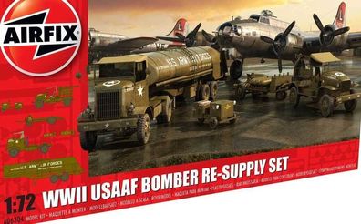 Airfix USAAF 8TH Airforce Bomber Resupply in 1:72 1506304 Airfix A06304 Bausatz